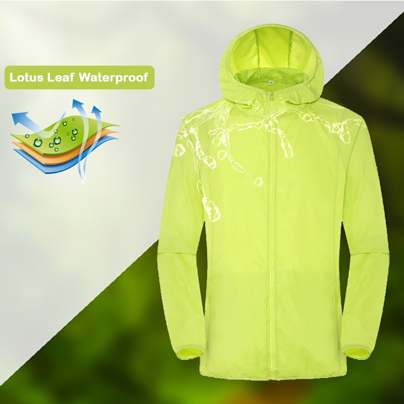 Camping Rain Jacket Men Women  - Fishing Rain Suit reseña y precio