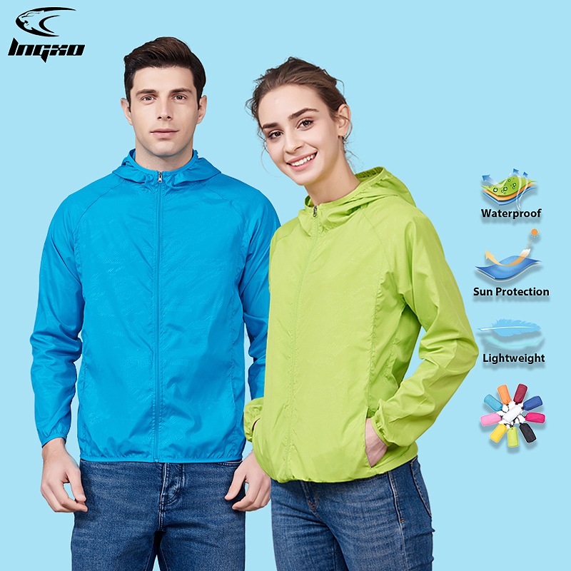 LNGXO Unisex Hiking Jacket Men - Fishing Rain Suit reseña y precio