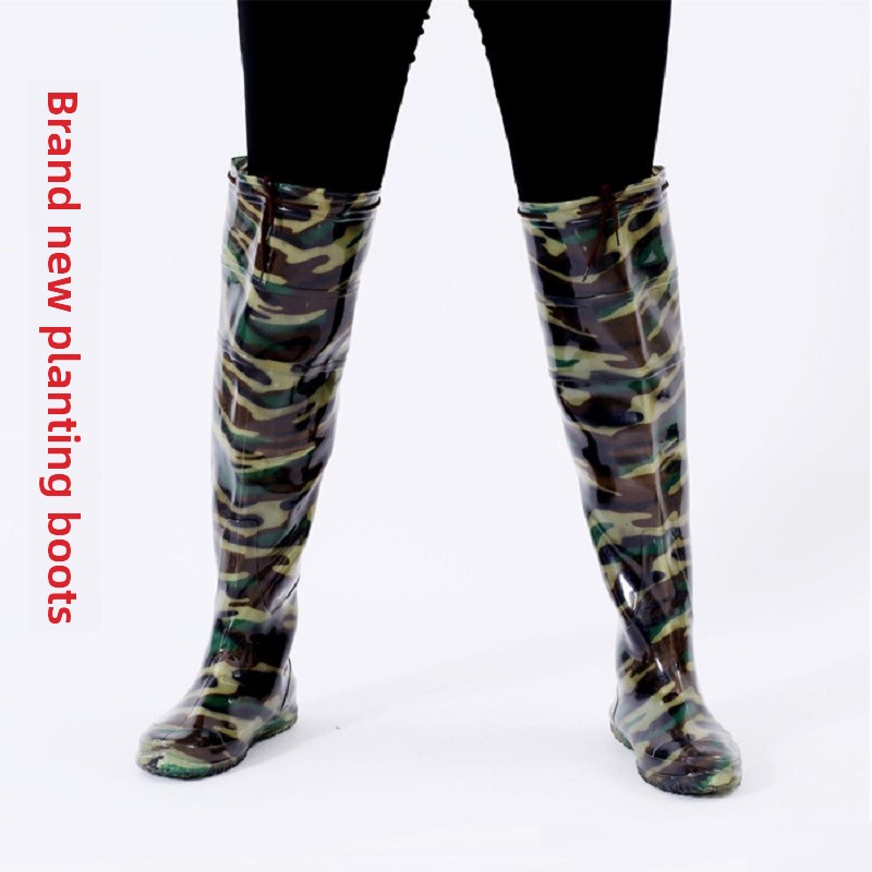 New Men's Long Tube Rain Boots - Fishing Boots reseña y precio