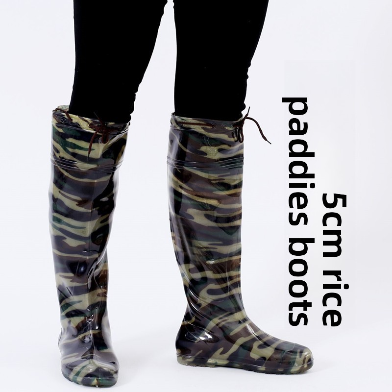 New Men's Long Tube Rain Boots - Fishing Boots reseña y precio