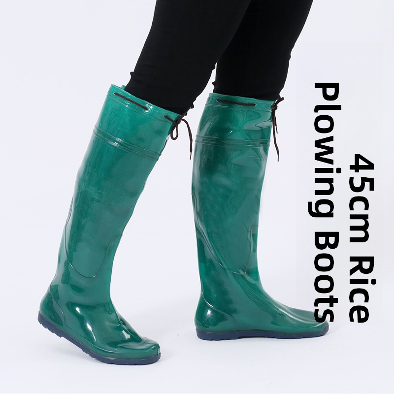 New Men's Long Tube Rain Boots - Fishing Boots reseña y precio