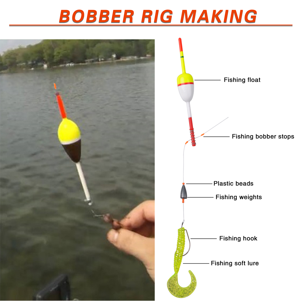 100Pcs Fishing Bobber Float St - Fishing Belt reseña y precio