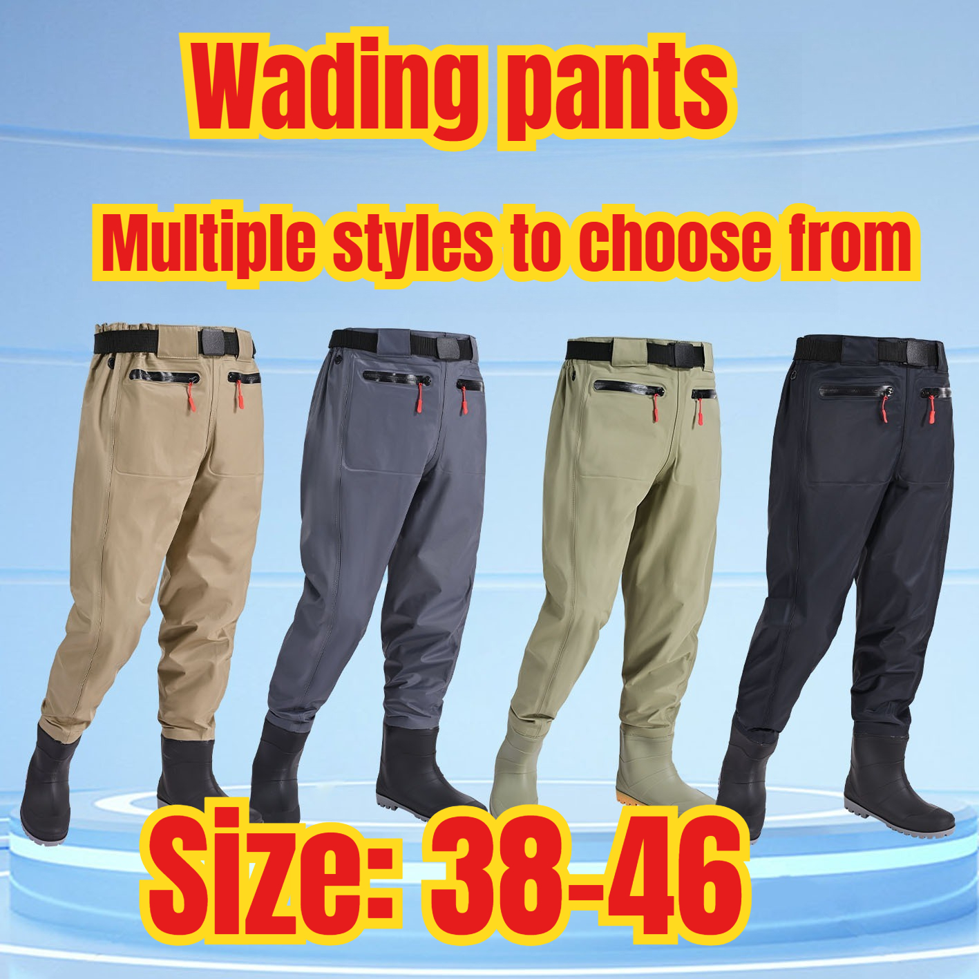Men's Waterproof Fishing Wadin - Fishing Waders reseña y precio
