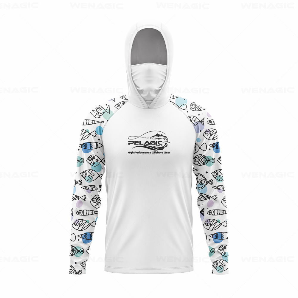 pelagic gear Men Hood Fishing  - Fishing Shirt Uv Protection reseña y precio