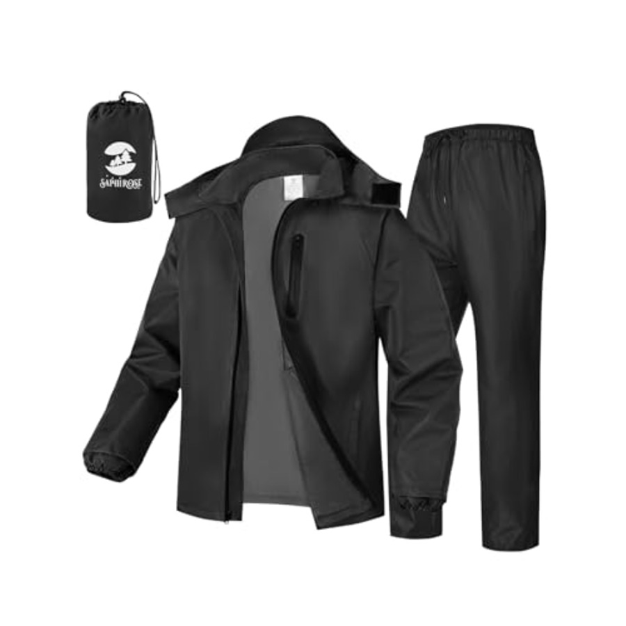 Men's Waterproof Rain Gear 2pc - Fishing Rain Suit reseña y precio