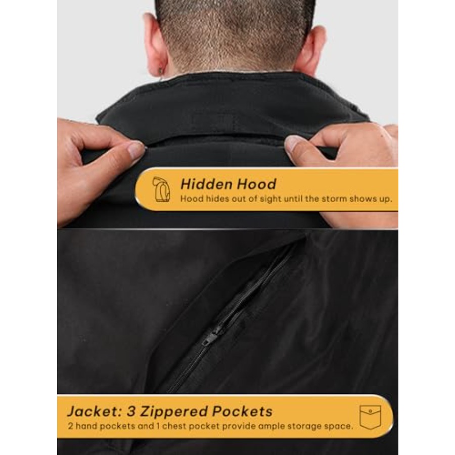 Men's Waterproof Rain Gear 2pc - Fishing Rain Suit reseña y precio