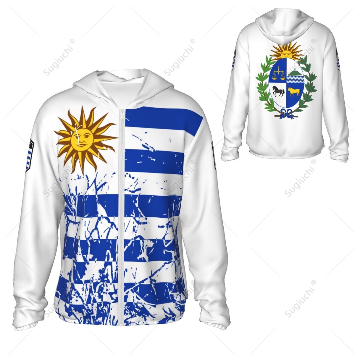Uruguay Flag Sun Protection Ho - Fishing Hoodie reseña y precio