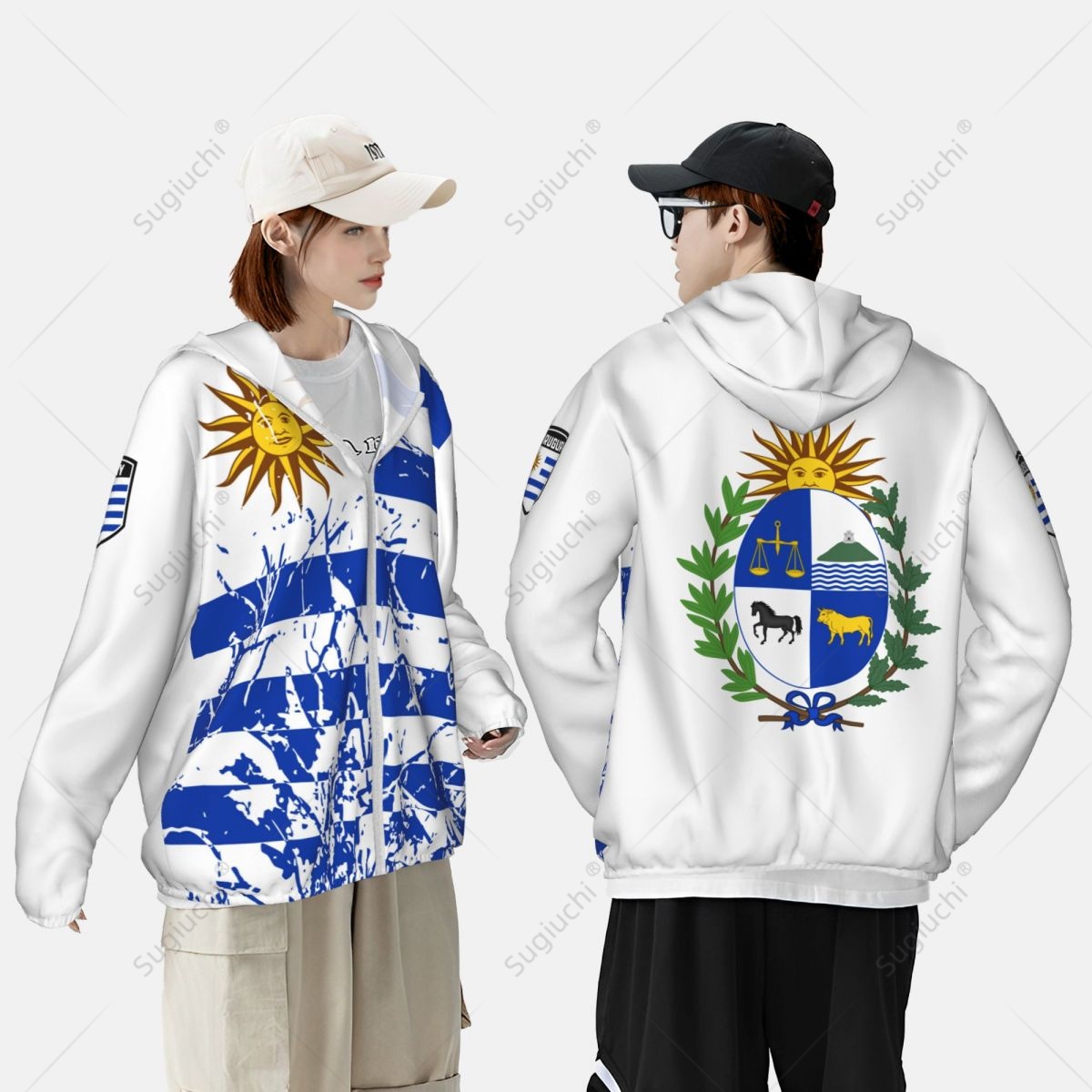 Uruguay Flag Sun Protection Ho - Fishing Hoodie reseña y precio