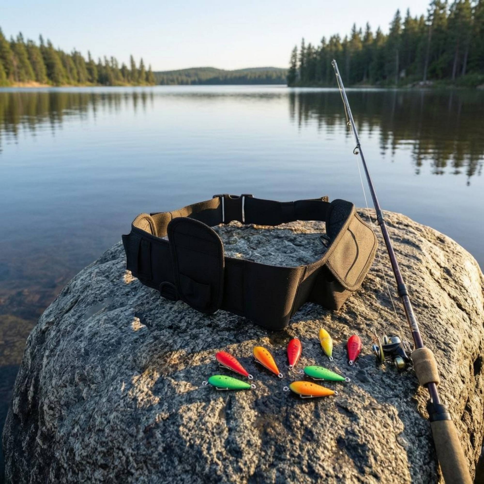 Fishing Waist Bag Buckle Closu - Fishing Belt reseña y precio