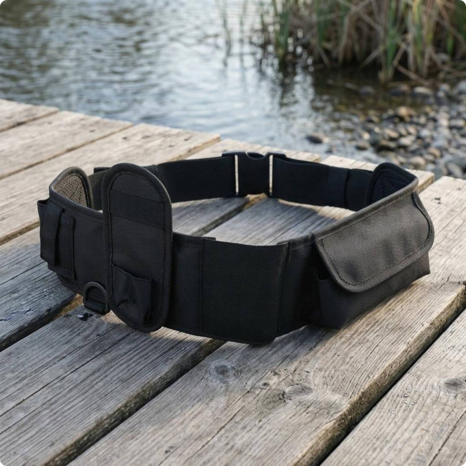 Fishing Waist Bag Buckle Closu - Fishing Belt reseña y precio
