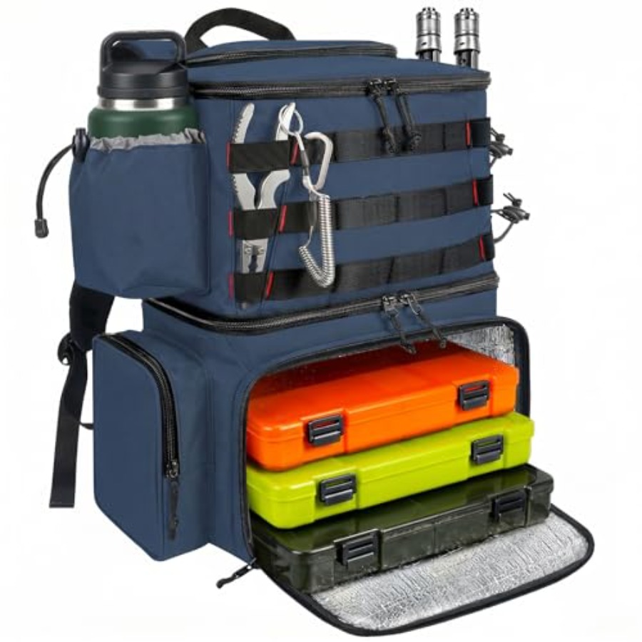 Fishing Backpack, Water Resist - Fishing Backpack reseña y precio