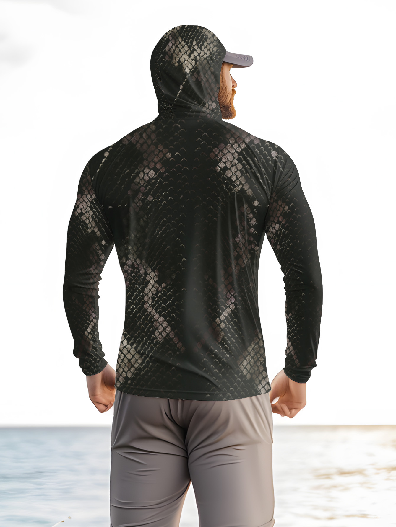 Men's Fishing Hooded Long-Slee - Fishing Hoodie reseña y precio