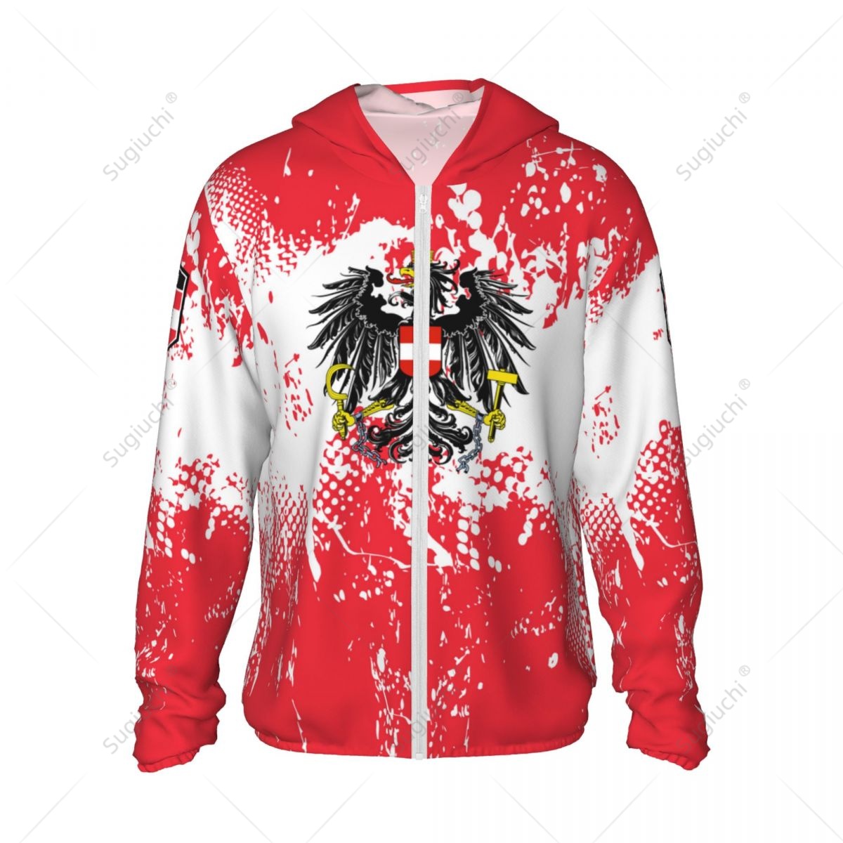 Austria Flag Sun Protection Ho - Fishing Hoodie reseña y precio