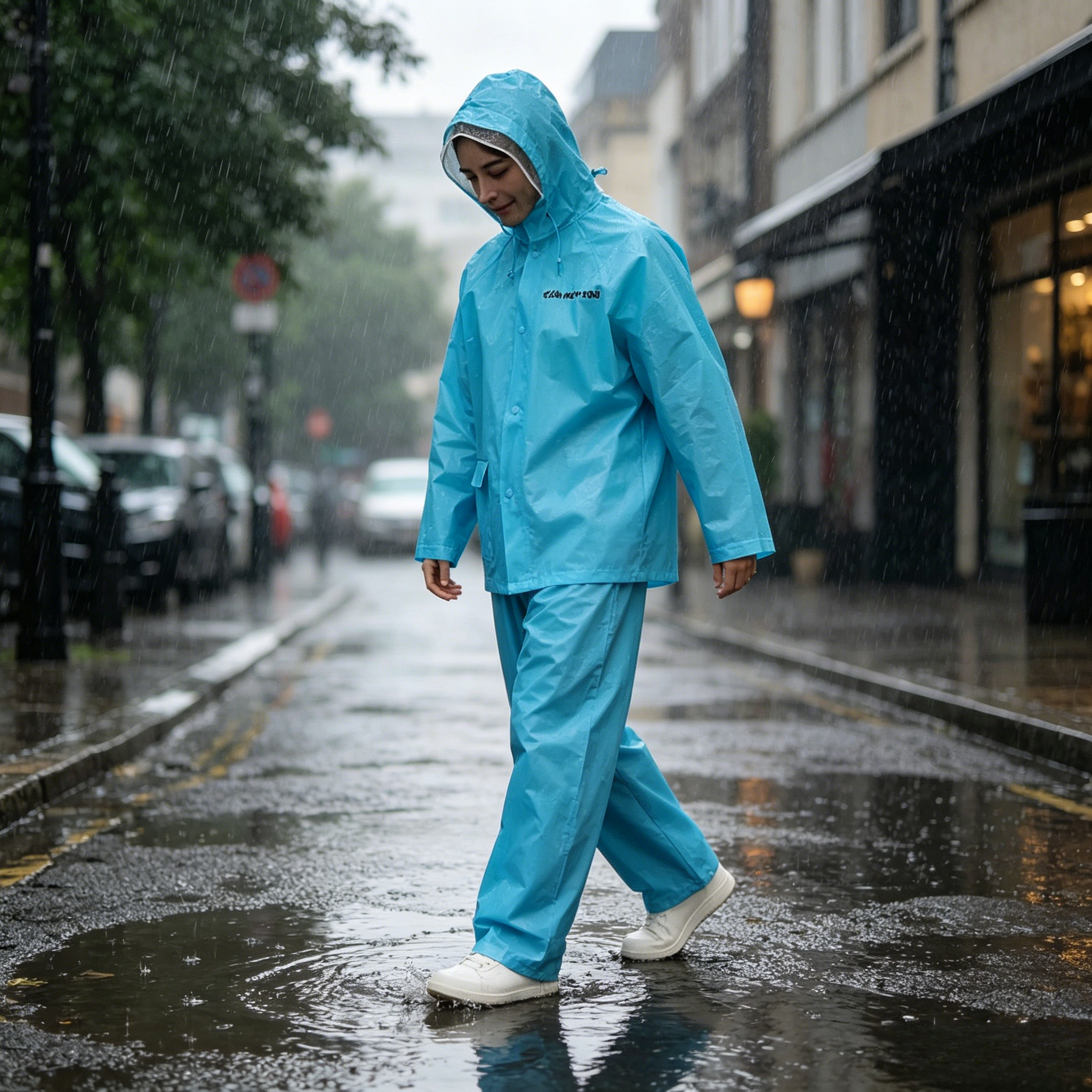 Packable Two Piece Waterproof  - Fishing Rain Suit reseña y precio