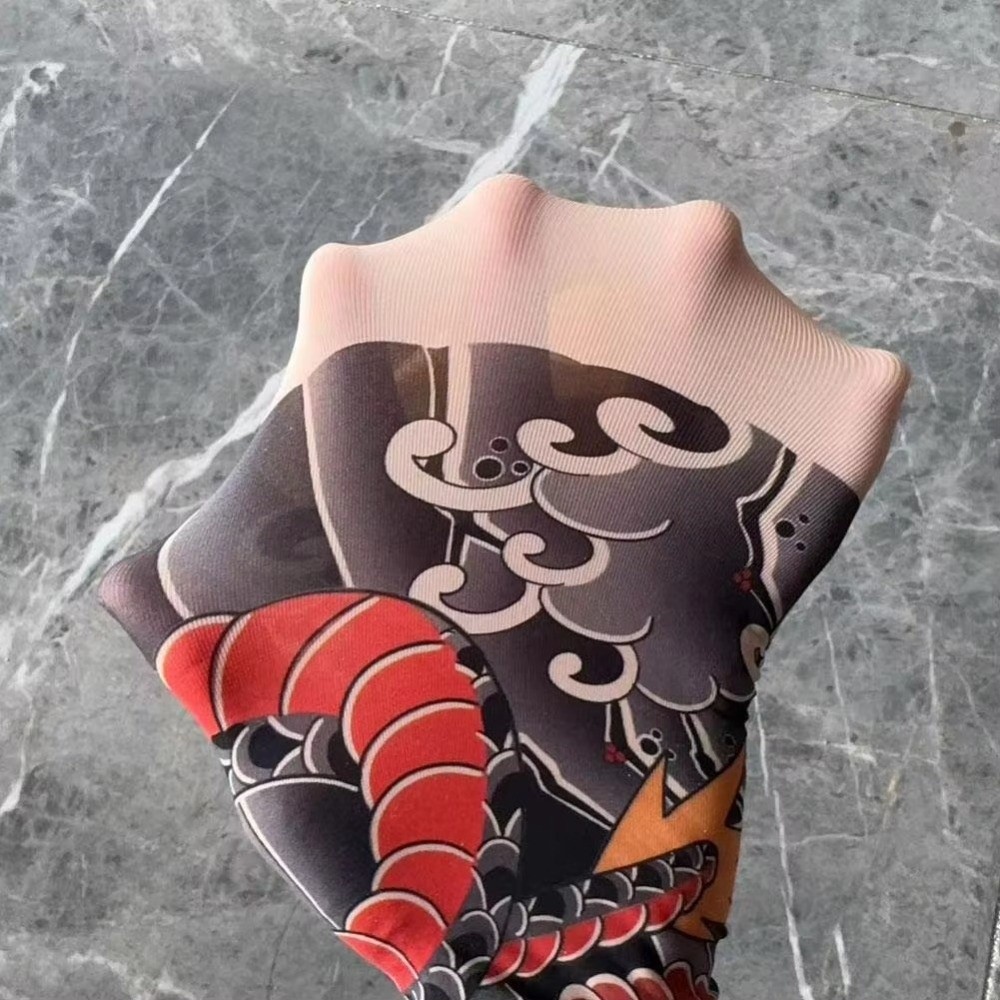 Full Leg Fake Tattoo Socks Pri - Fishing Socks reseña y precio