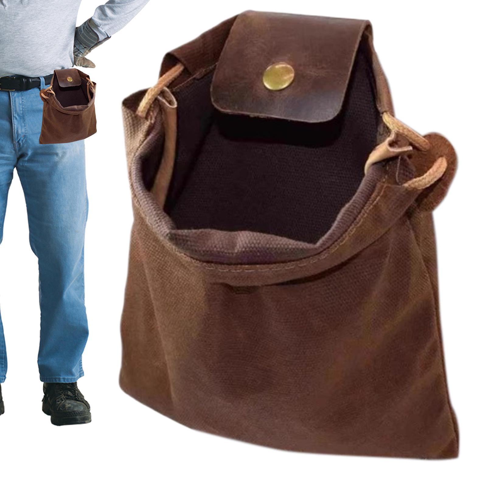 Portable Waxed Dump Pouch Mult - Fishing Belt reseña y precio