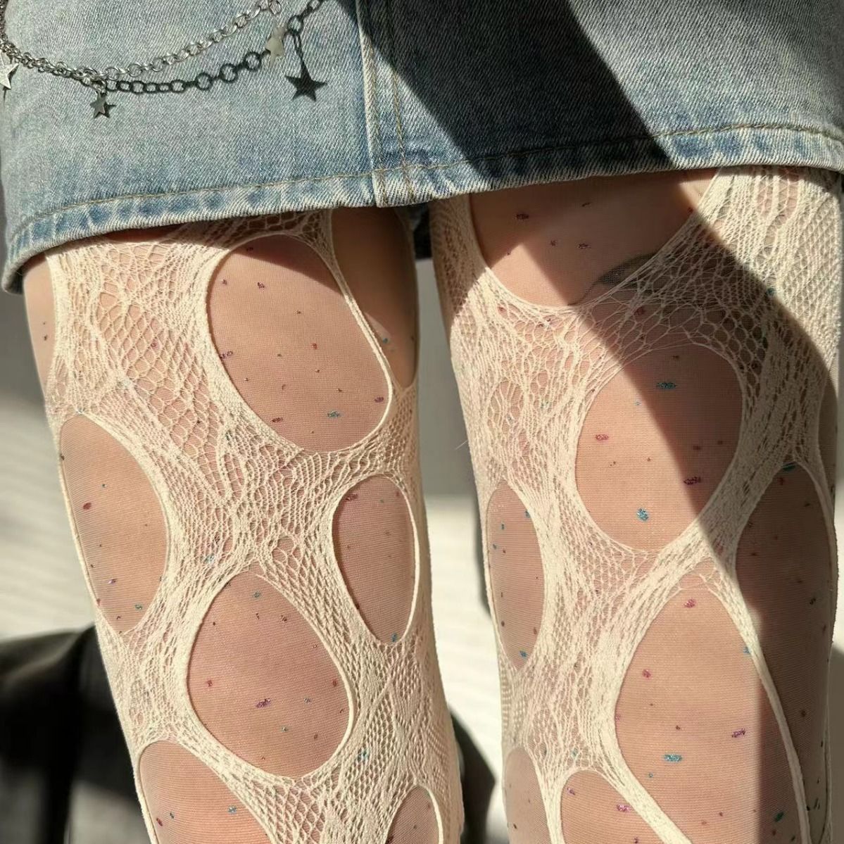 Sexy Punk Women Broken Hole St - Fishing Socks reseña y precio