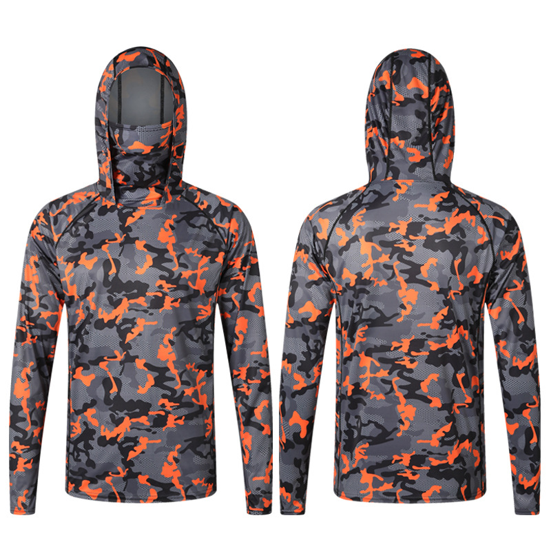 Camouflage Fishing T-shirt wit - Fishing Shirt Uv Protection reseña y precio