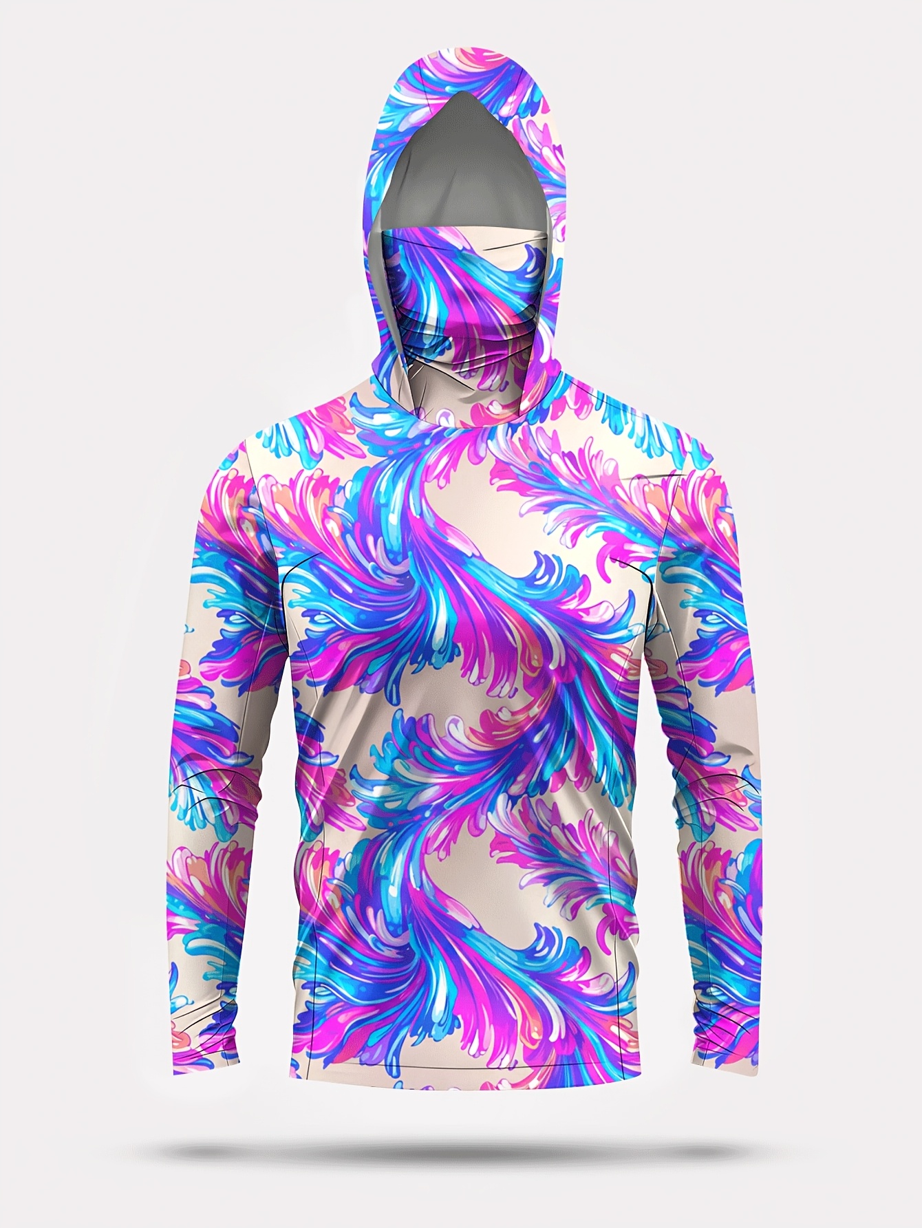 Men Hood Fishing Shirt long sl - Fishing Shirt Uv Protection reseña y precio