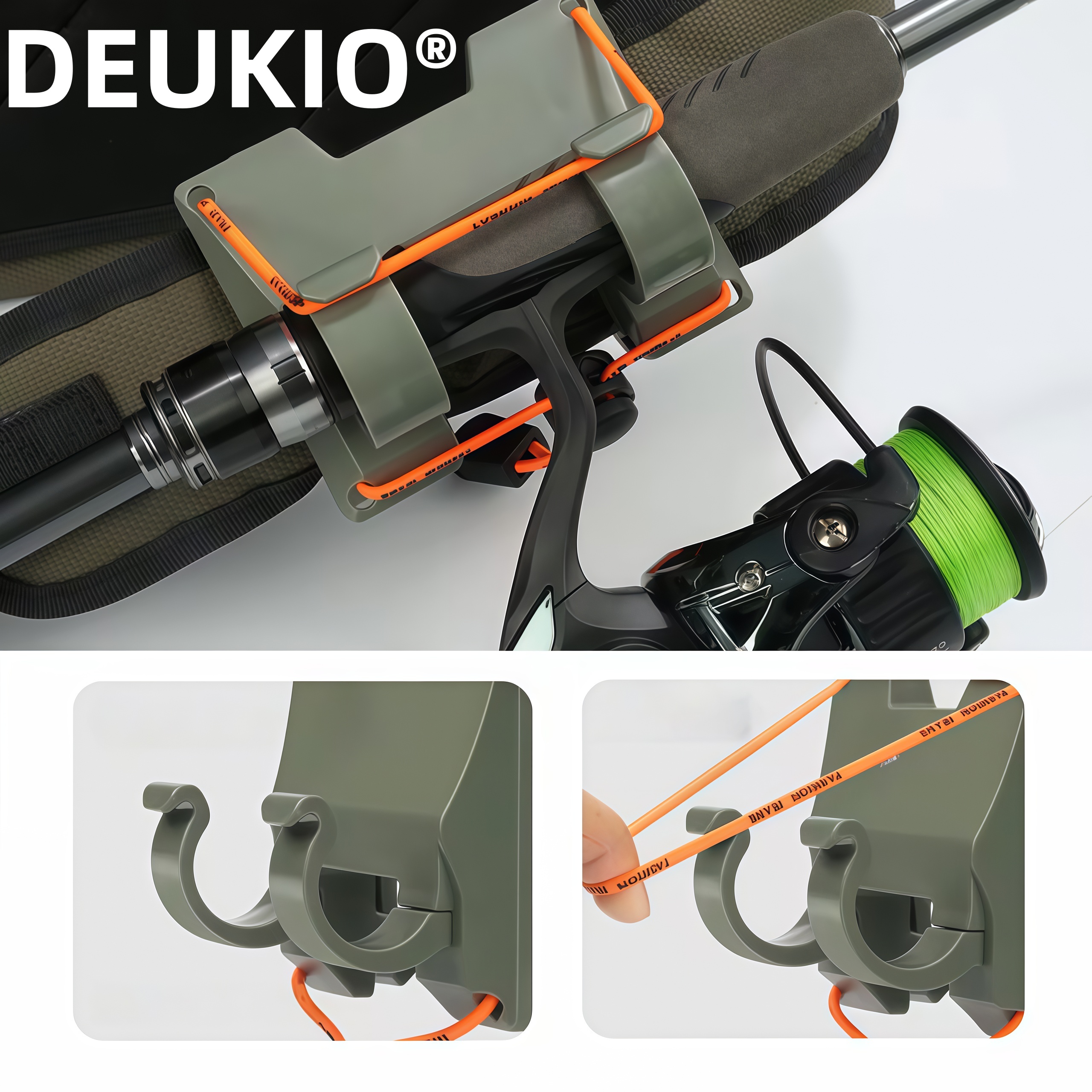 DEUKIO Outdoor Belt Clip Rod H - Fishing Belt reseña y precio