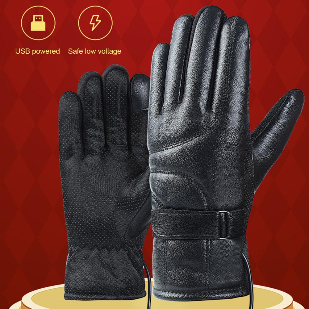 1 Pair USB Heating Gloves Rech - Fishing Gloves reseña y precio