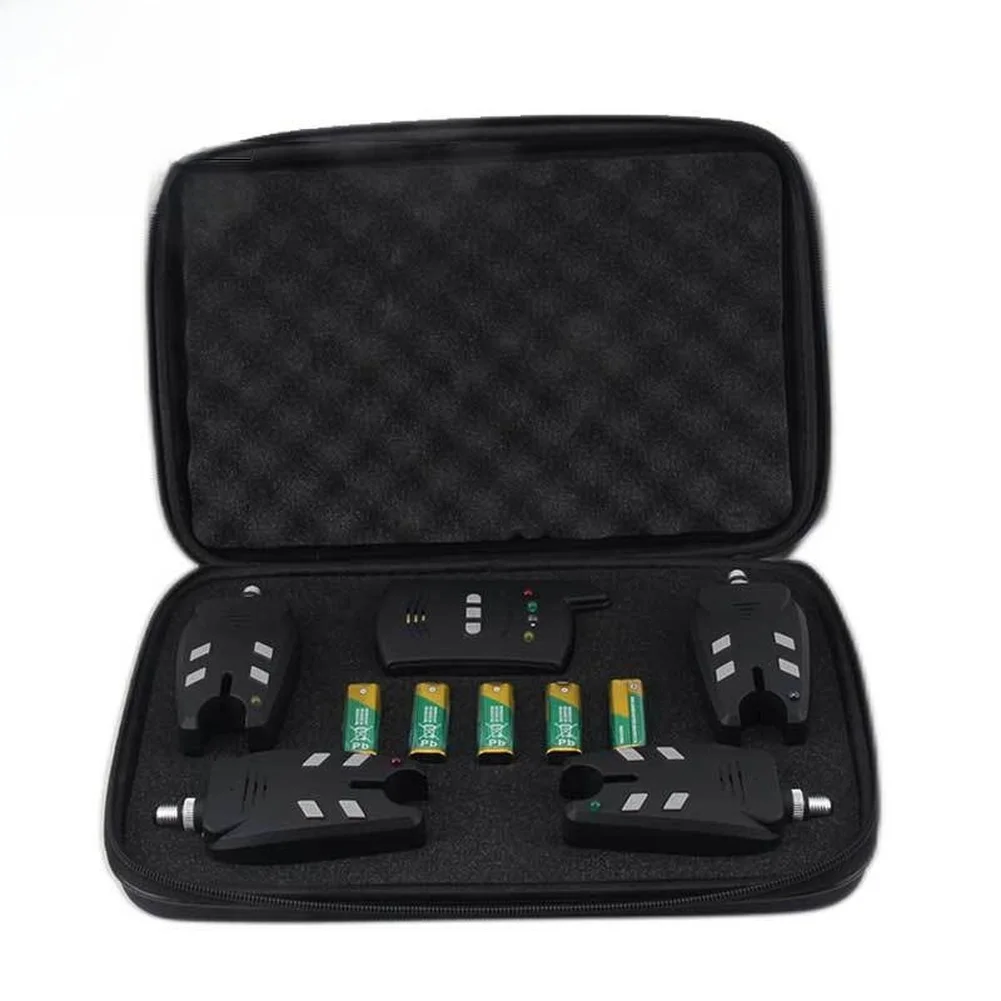 Fishing Alarm Set Box 1+4 With - Fishing Bag Waterproof reseña y precio