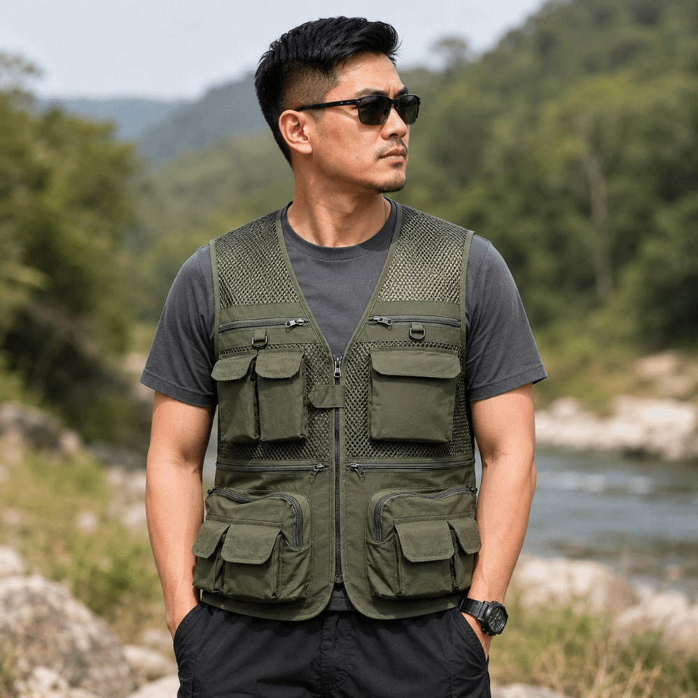 Durable with 16 Pockets Fishin - Fishing Vest reseña y precio