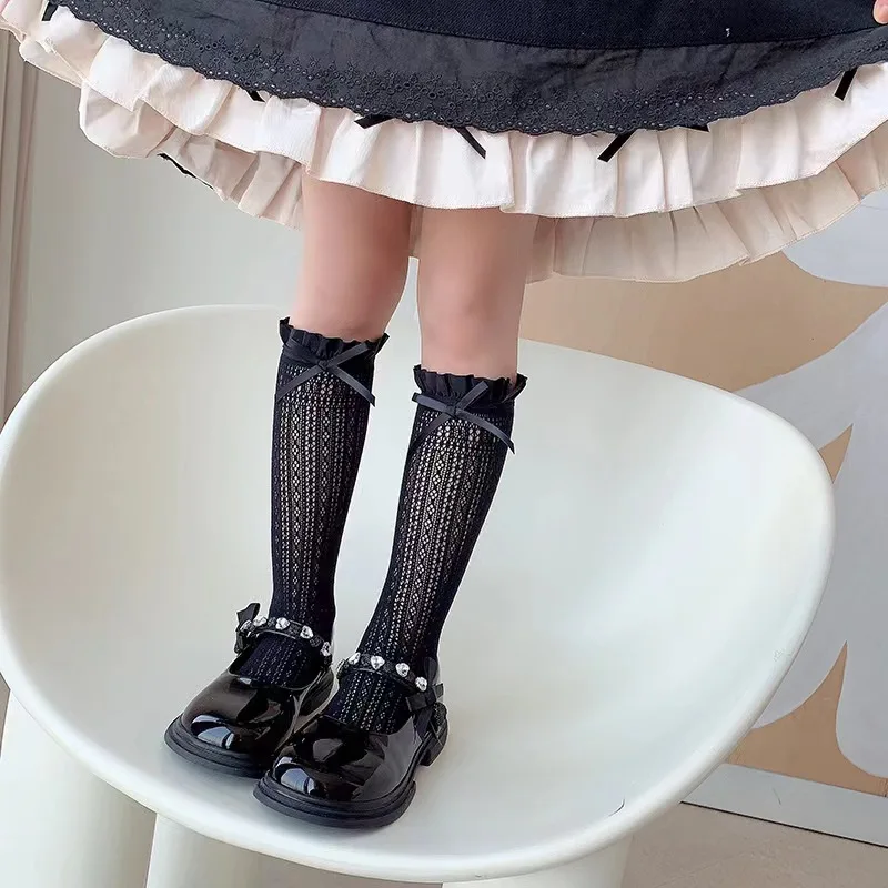 Girls Long Tube Lace Stockings - Fishing Socks reseña y precio
