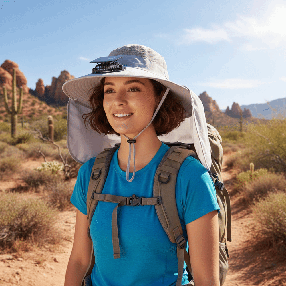 Gift UPF50+ Solar Fan Hat Wate - Fishing Hat reseña y precio