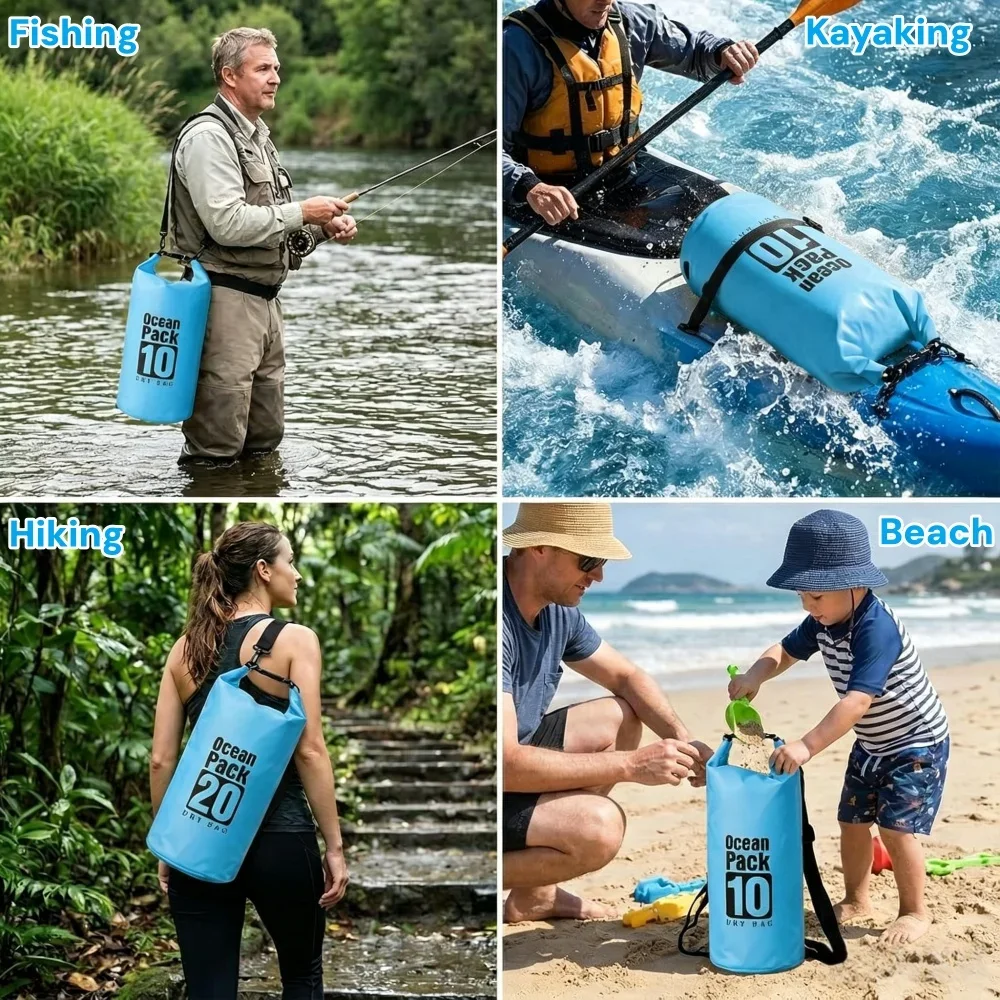 500D Waterproof Dry Bag Floati - Fishing Bag Waterproof reseña y precio