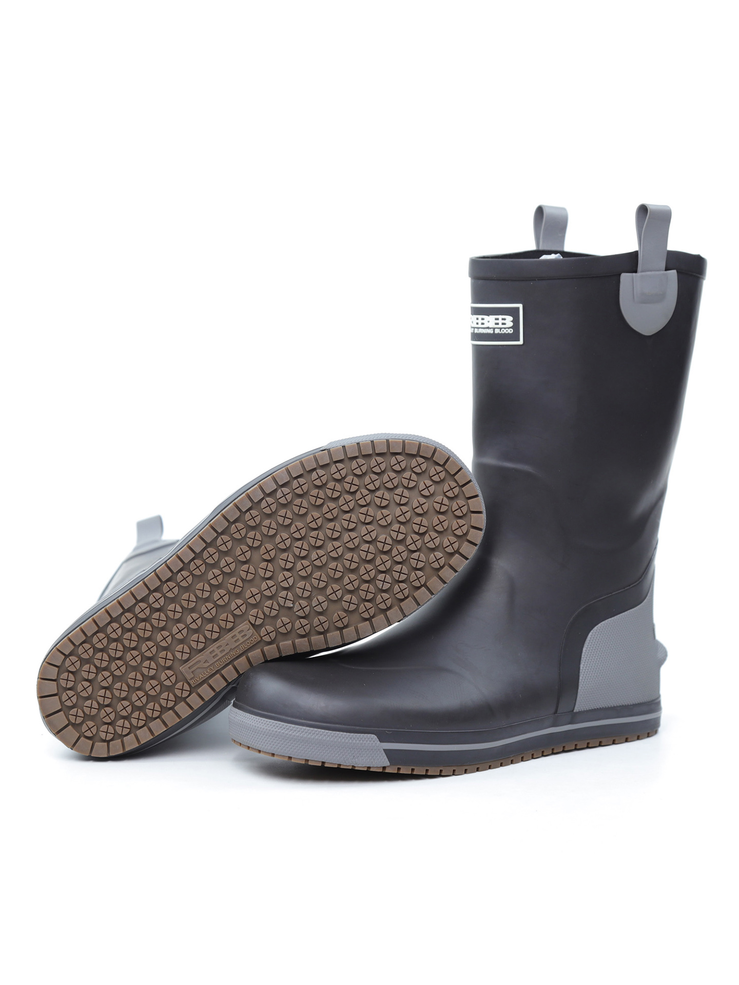 Men's Mid-High Rubber Rain Boo - Fishing Boots reseña y precio