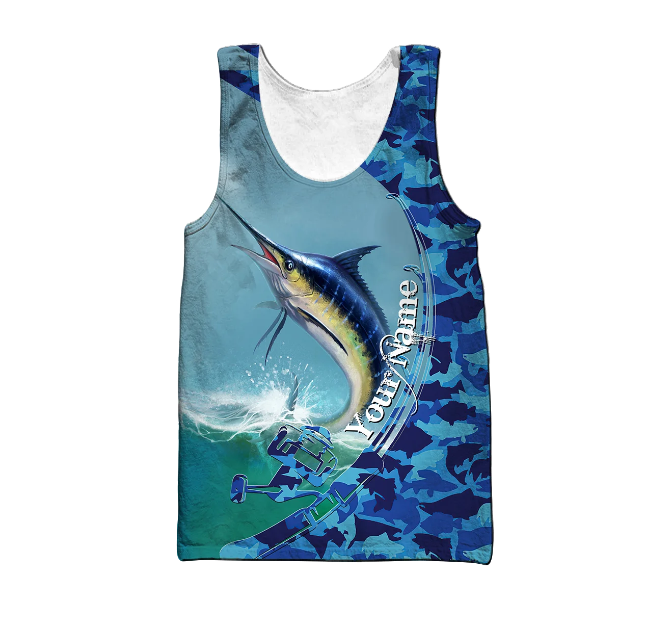Custom name Mahi mahi fishing  - Fishing Vest reseña y precio