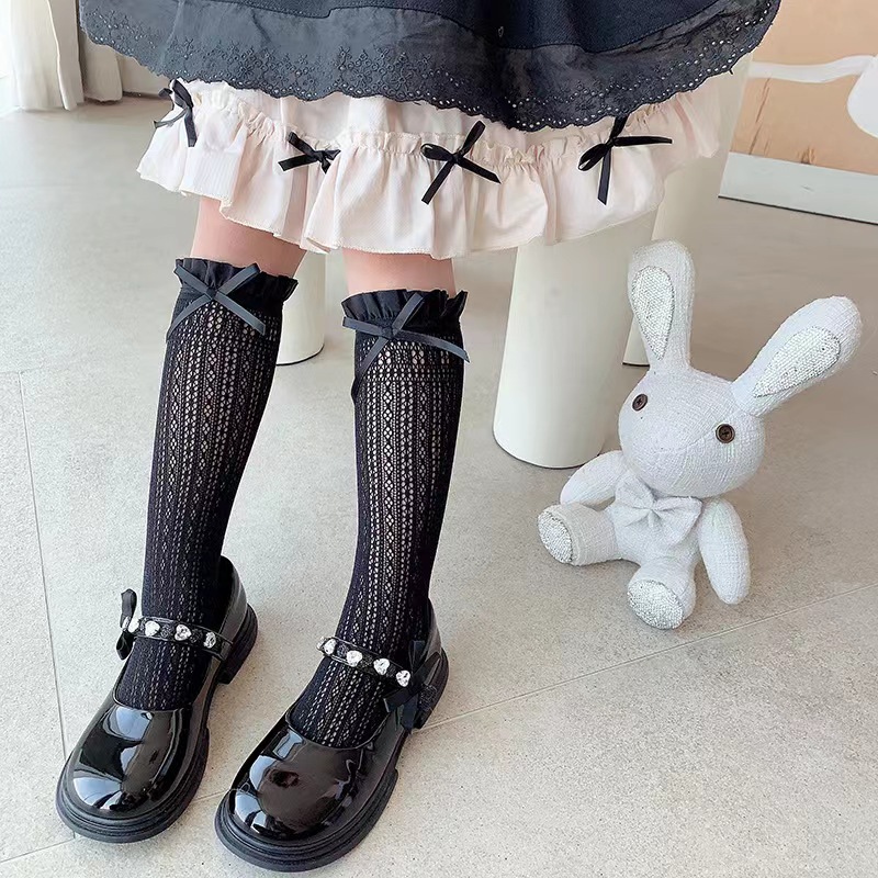 Girls Long Tube Lace Stockings - Fishing Socks reseña y precio