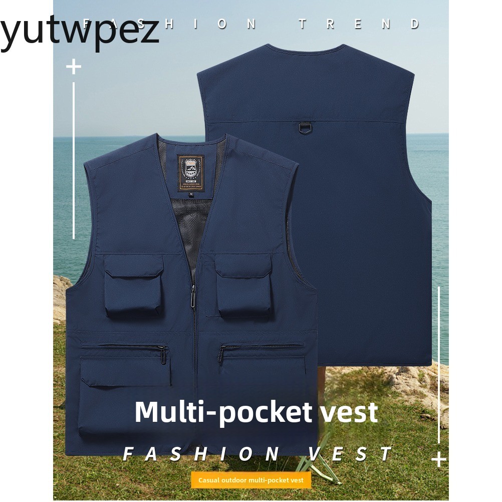 Men's Outdoor Hiking Sports Su - Fishing Vest reseña y precio