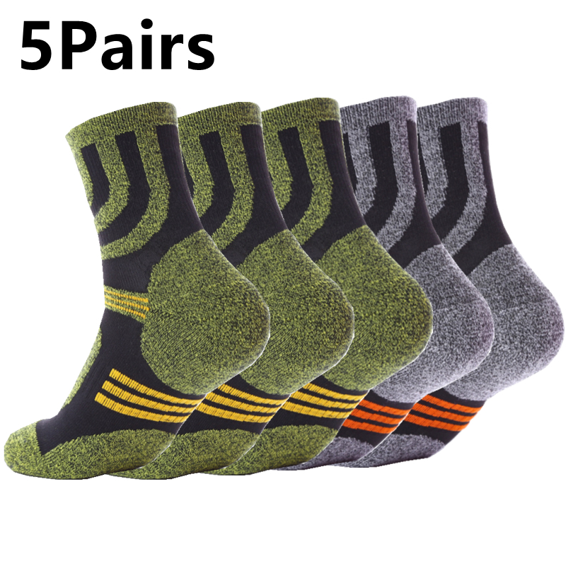 5 Pairs Socks Men Anti Blister - Fishing Socks reseña y precio