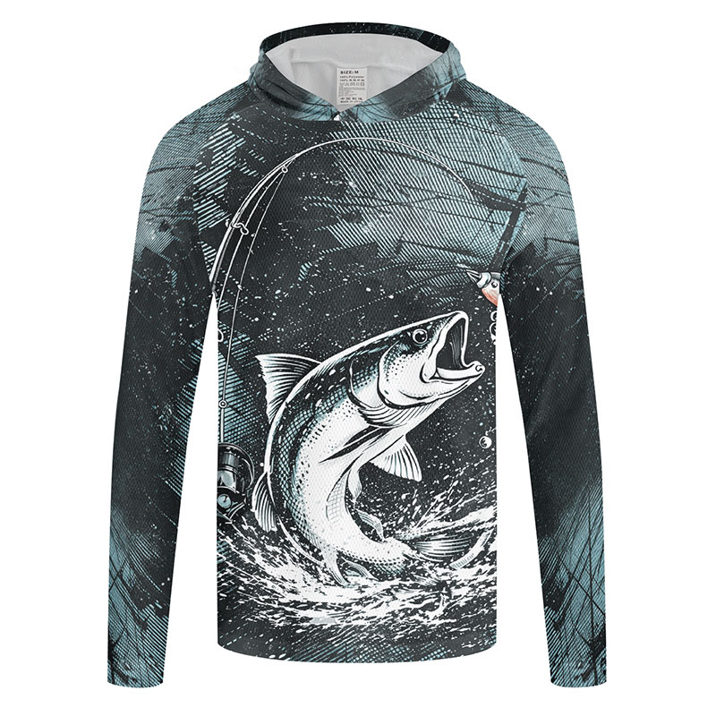 Fishing Shirt Hooded Men Quick - Fishing Hoodie reseña y precio