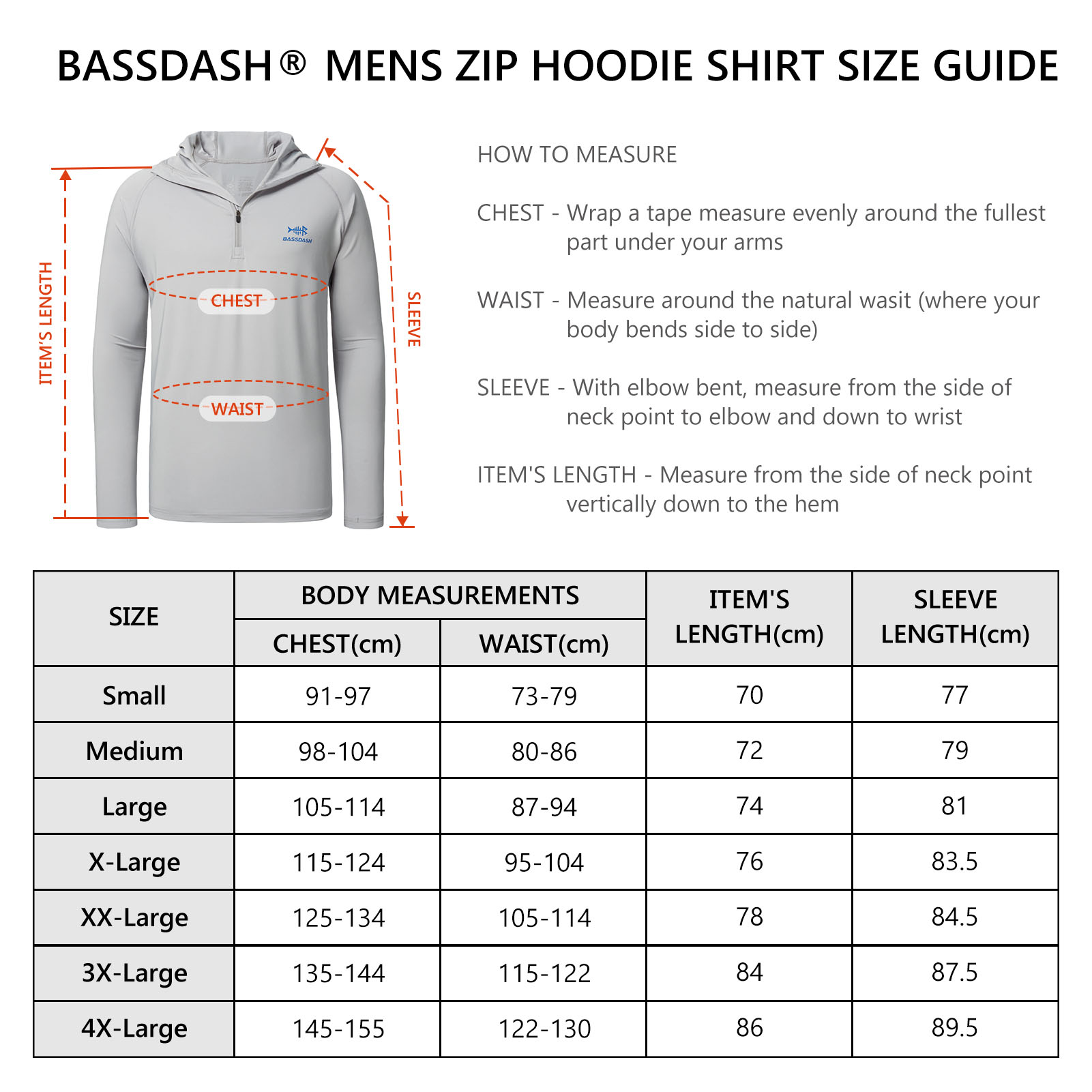 Bassdash Men’s UPF 50+ 1/4 Zip - Fishing Shirt Uv Protection reseña y precio