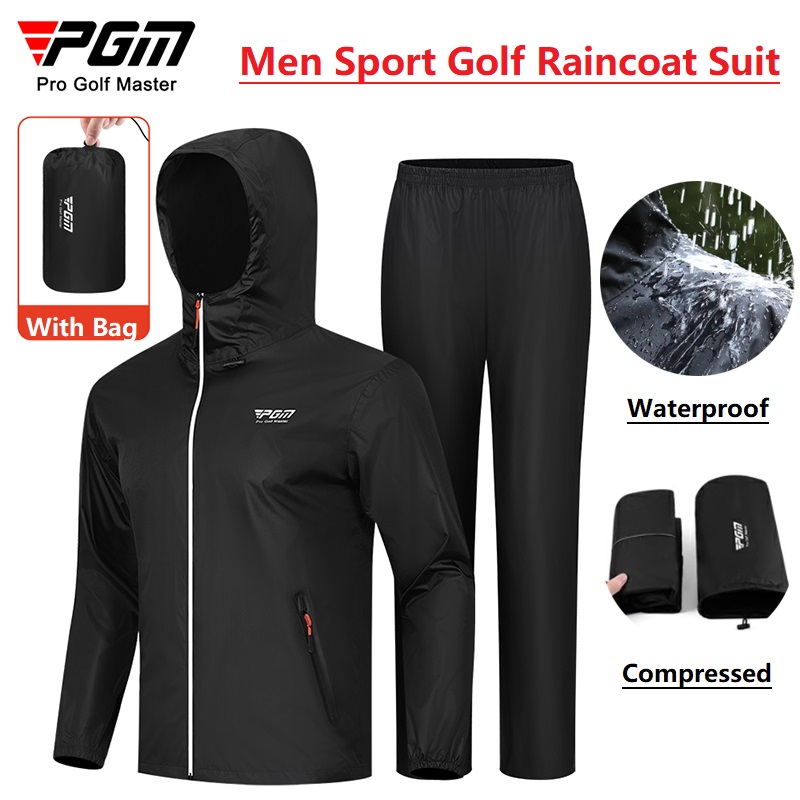 Pgm Men Golf Raincoat Rain Pan - Fishing Rain Suit reseña y precio