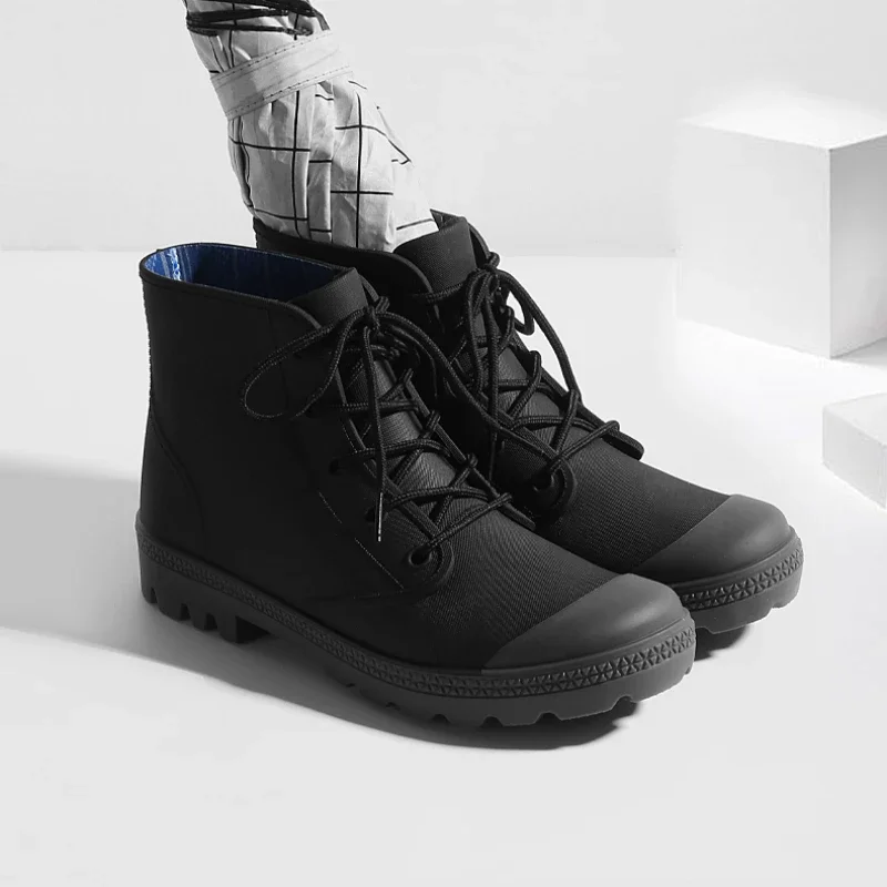 Winter Men Rain Boots Lace-up  - Fishing Waders reseña y precio