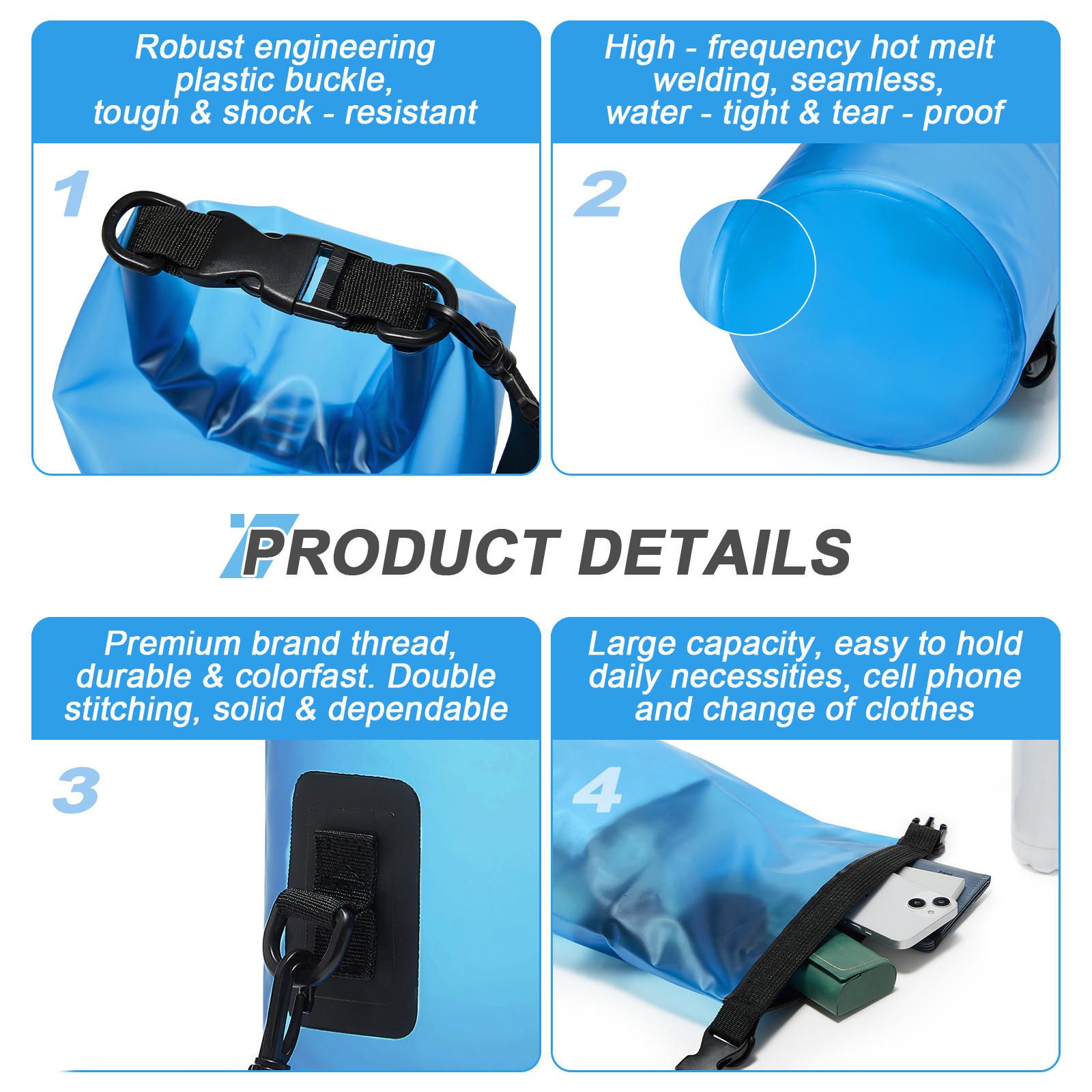 Dry Bag Waterproof Bag for Kay - Fishing Bag Waterproof reseña y precio
