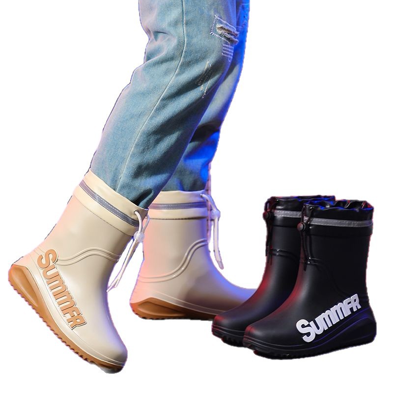 Men's Lined Mid-Calf Rain Boot - Fishing Boots reseña y precio